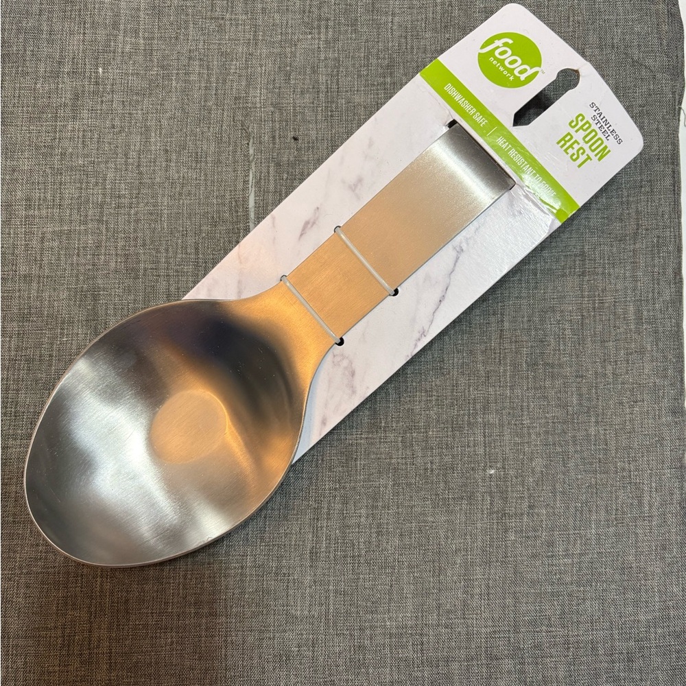 Food Network Stainless Steel Spoon Rest - new in package - Picture 2 of 5